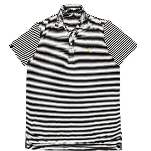 RLX‎ Ralph Lauren Performance Golf Blue/White Striped Mens Polo - Size M - Picture 9 of 9